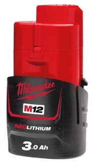 Акумулятор Li-Ion MILWAUKEE, M12 B3 (3Ar) 4932451388